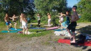 Yoga am Gifiz-See in Offenburg